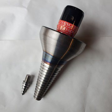 The 300 Ton Atom Splitter and tip